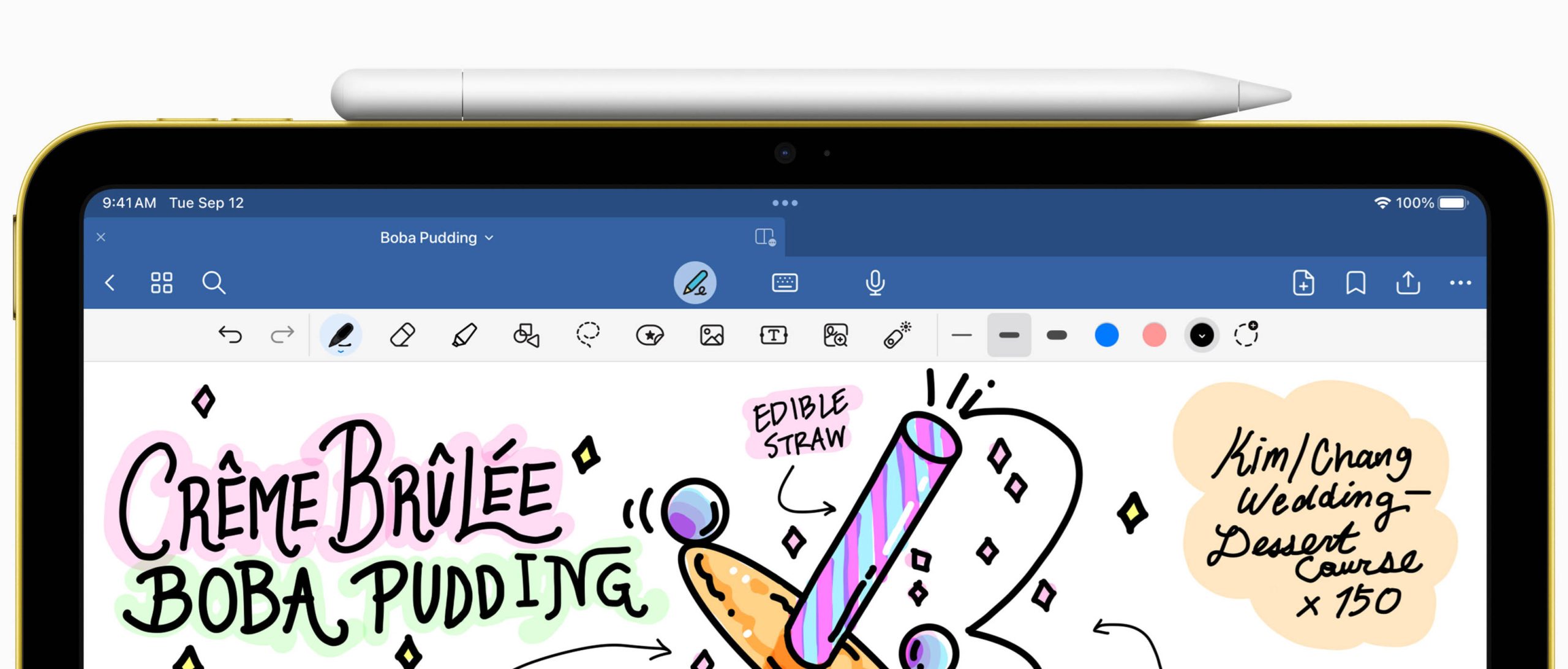 Apple Pencil usb-c op iPad